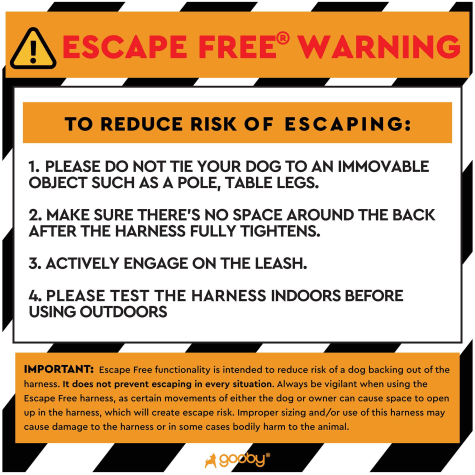 k9 harness size guide