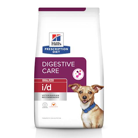 Hill's Prescription Diet i/d Digestive Care Small Bites Chicken Flavor Dry Adult & Puppy Dog Food