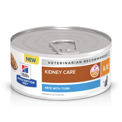 Hill's Prescription Diet k/d Kidney Care with Tuna Canned Cat Food