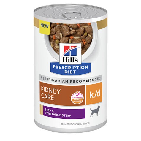 Hill's Prescription Diet k/d Kidney Care Beef & Vegetable Stew Canned Dog Food