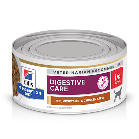 Hill's Prescription Diet i/d Stress Digestive Care Rice, Vegetable & Chicken Stew Canned Dog Food