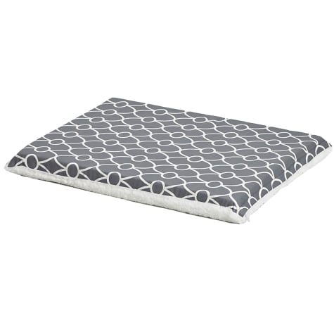Midwest QuietTime Defender Series Reversible Crate Grey Mat for Dogs