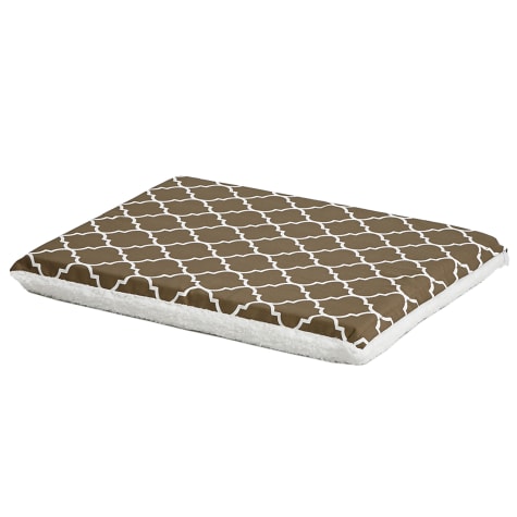 Midwest QuietTime Defender Series Reversible Crate Brown Mat for Dogs