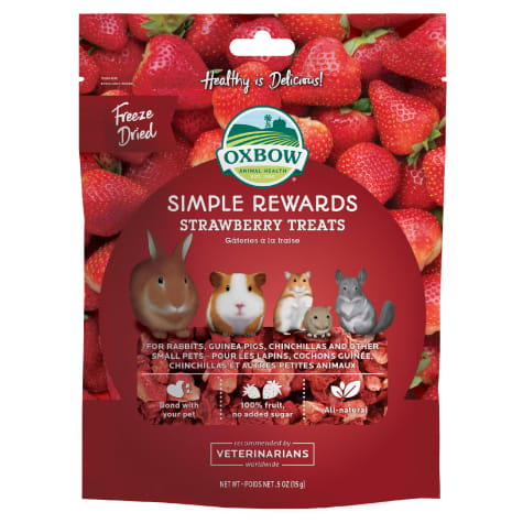 Oxbow Simple Rewards Strawberry Small Animal Treats