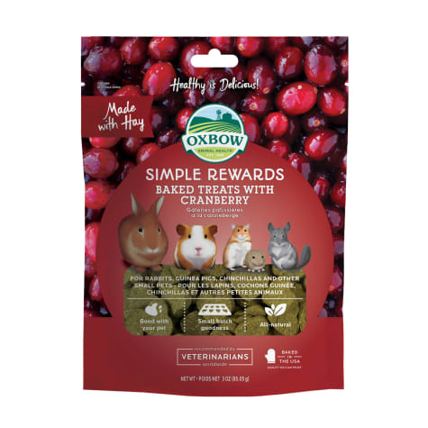 Oxbow Simple Rewards Cranberry Baked Small Animal Treats