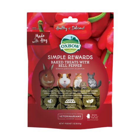 Oxbow Simple Rewards Bell Pepper Baked Small Animal Treats