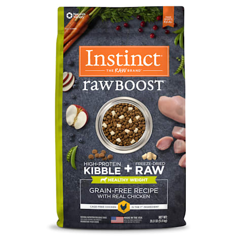 Instinct Raw Boost Healthy Weight Grain Free Recipe with Real Chicken Natural Dry Dog Food