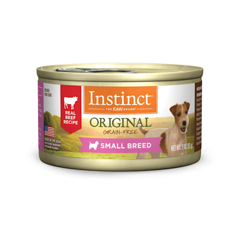 Instinct Original Small Breed Grain Free Real Beef Recipe Natural Wet Canned Dog Food