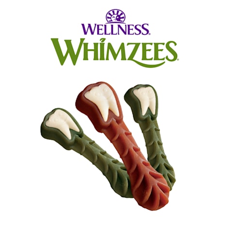 Whimzees Large Brushzees Natural Daily Dental Long Lasting Dog Treats