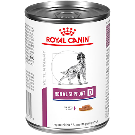Royal Canin Veterinary Diet Renal Support D Thin Slices in Gravy Canned Wet Dog Food