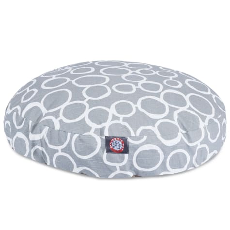 Majestic Pet Fusion Gray Round Pet Bed