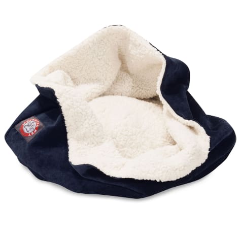 Majestic Pet Villa Navy Burrow Bed