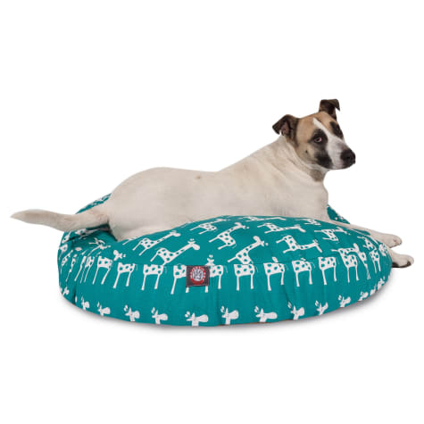 Majestic Pet Stretch Turquoise Round Pet Bed