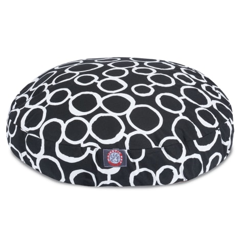 Majestic Pet Fusion Black Round Pet Bed