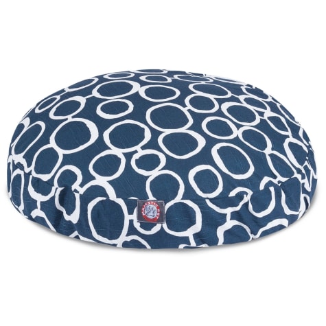 Majestic Pet Fusion Navy Round Pet Bed