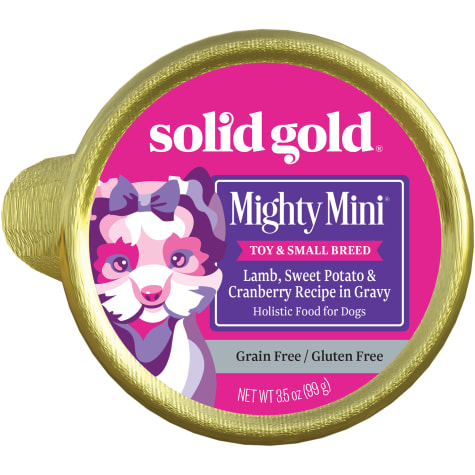 Solid Gold Mighty Mini Lamb, Sweet Potato & Cranberry Recipe Grain Free Wet Dog Food