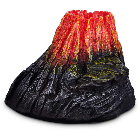 Imagitarium Bubbling LED Volcano Aquarium Ornament