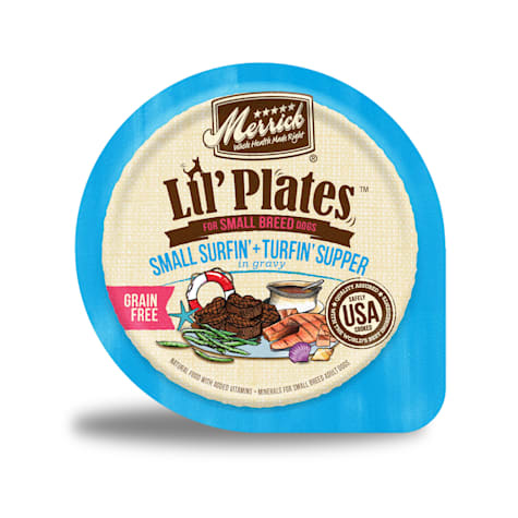 Merrick Lil' Plates Small Breed Grain Free Surfin Turfin Supper Recipe Wet Dog Food