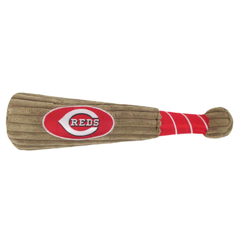 Pets First Official MLB Cincinnati Reds Baseball Bat Toy
