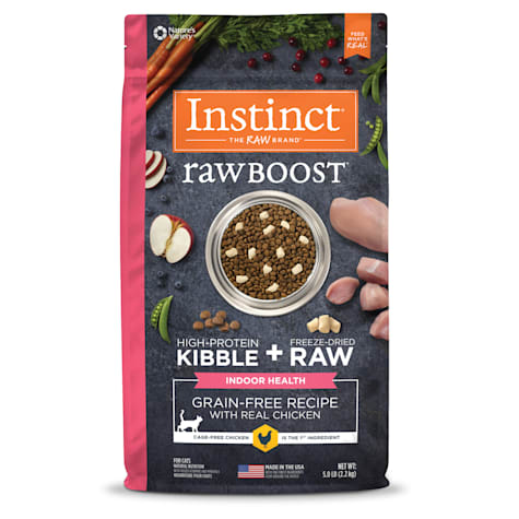 Instinct Raw Boost Indoor Health Grain Free Recipe with Real Chicken Natural Dry Cat Food