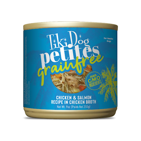 Tiki Dog Petites Grain Free Chicken & Salmon Wet Dog Food Cans