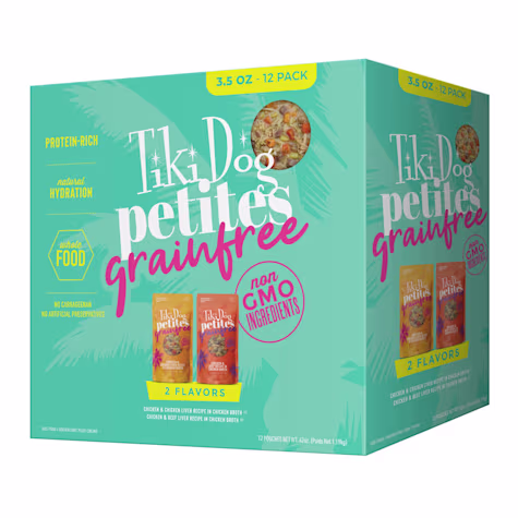 Tiki Dog Petites Grain Free Wet Dog Food Variety Pack Pouches