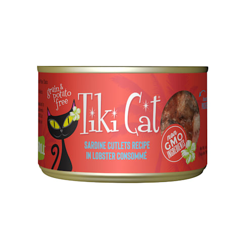 Tiki Cat Grill Sardine Cutlets Wet Cat Food