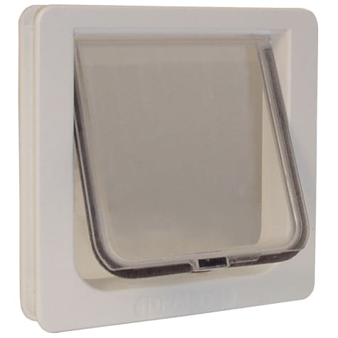 Perfect Pet Plastic Cat Door in White