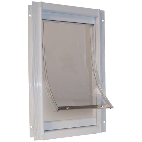 Perfect Pet Deluxe Aluminum Pet Door in White