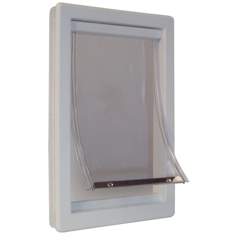 Perfect Pet Plastic Pet Door in White
