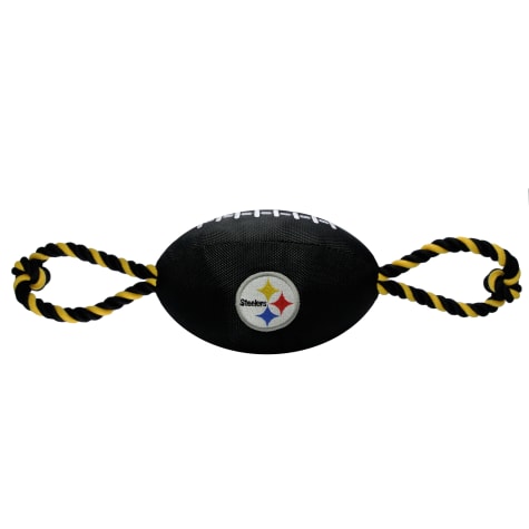 Pets First Pittsburgh Steelers Football Dog Toy