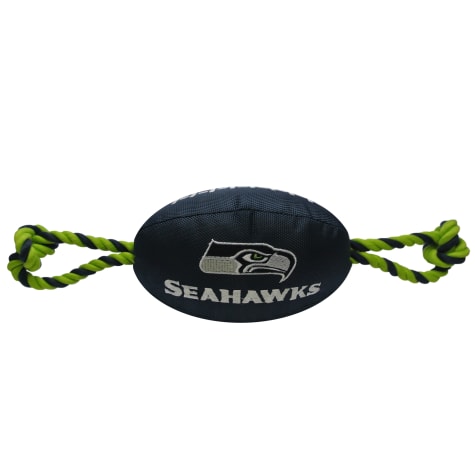 Pets First Seattle Seahawks Football Dog Toy