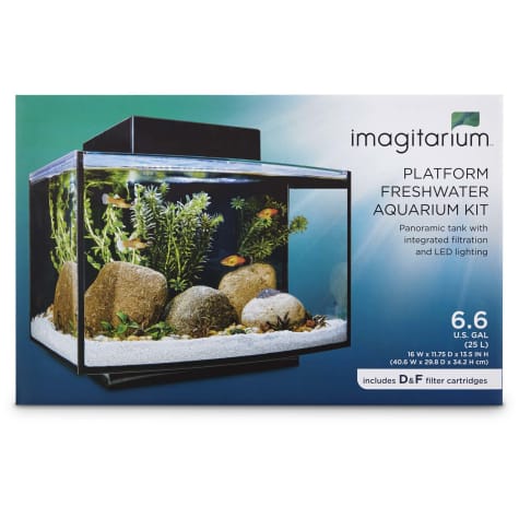 Imagitarium Platform Freshwater Aquarium Kit 6 6 Gal Petco