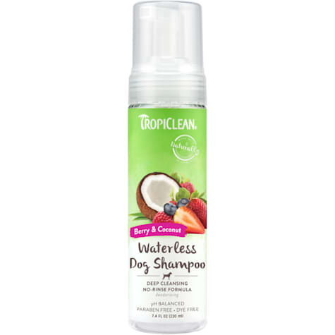 TropiClean Berry & Coconut Deep Cleansing Waterless Shampoo for Dogs