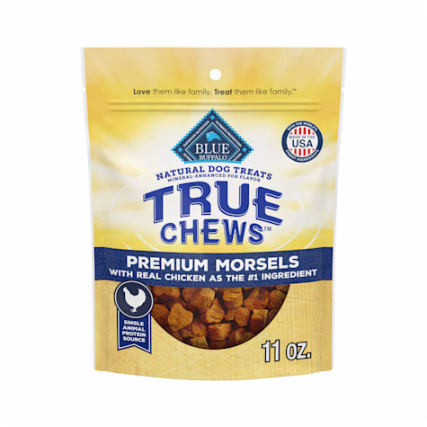 Blue Buffalo True Chews Natural Premium Morsels Chicken Dog Treats