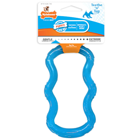Nylabone Puppy Chew Toy Teething Toy for Puppies X-Small/Petite - Up to 15 lbs.