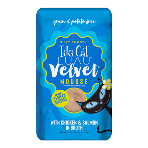 Tiki Cat Luau Velvet Mousse Chicken & Salmon Complete & Balanced Wet Cat Food