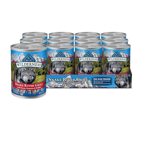 Blue Buffalo Blue Wilderness Snake River Grill with Trout, Venison & Rabbit Wet Dog Food