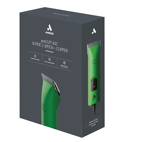 Andis ProClip AGC Super 2-Speed Detachagle Blade Clipper, Green