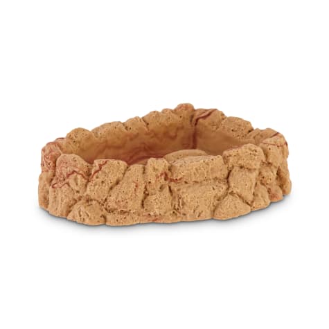 Imagitarium Marbled Corner Deep Soaker Reptile Dish