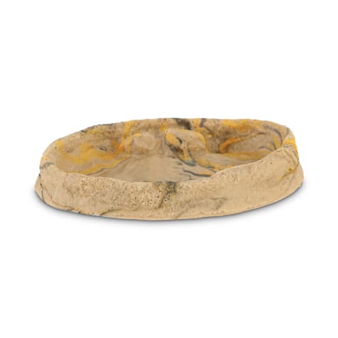 Imagitarium Marbled Rock Entry Reptile Dish