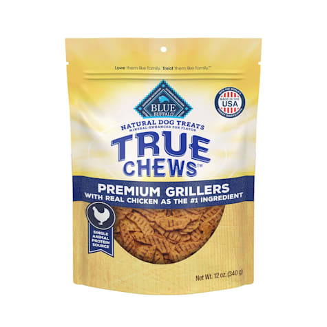 Blue Buffalo True Chews Chicken Premium Grillers Made in the USA with Natural Ingredients Dog Treats