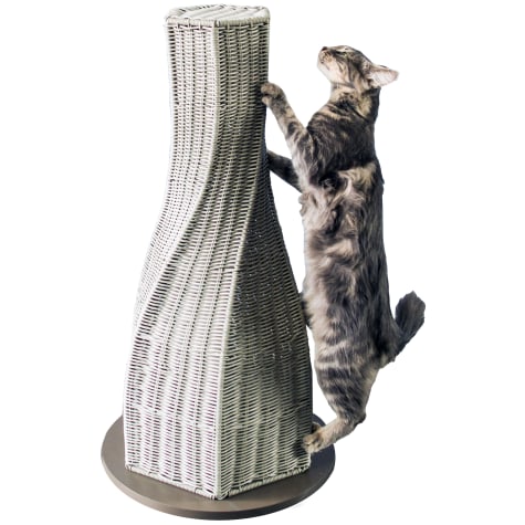 The Refined Feline Calypso Everlasting Cat Scratcher In Smoke
