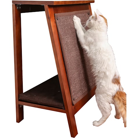The Refined Feline Ain Frame Cat Scratcher/Bed In Mahogany