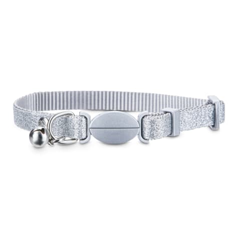 Bond Co Silver Sparkle Breakaway Cat Collar Petco