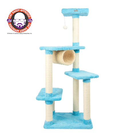 Armarkat Premium Real Wood Cat Tree Model X6105 Sky Blue