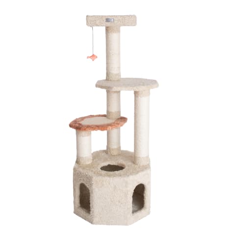 Armarkat Premium Real Wood Cat Tree Model X5703 Khaki