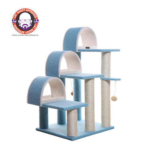 Armarkat Classic Real Wood Cat Tree Model B3803 Sky Blue