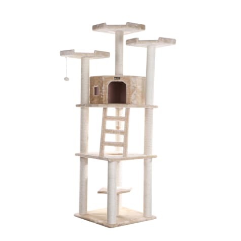 Armarkat Beige Classic Real Wood Cat Tree Model A8001