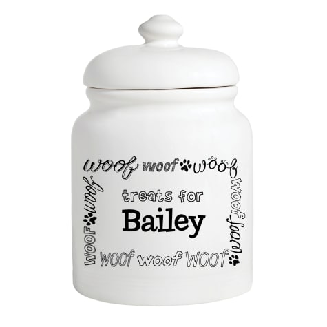 Custom Personalization Solutions Personalized Woof Treat Jar
